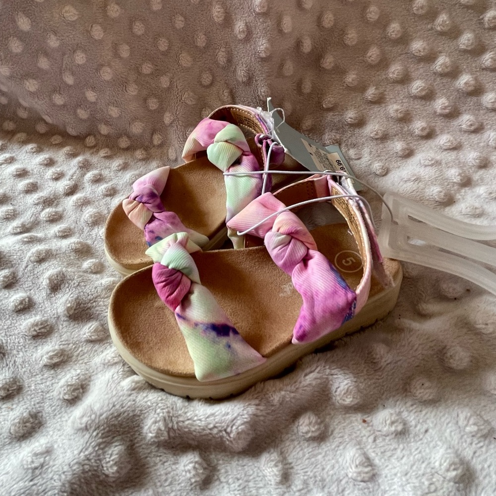 NWT Cat & Jack Tye Dye Sandals